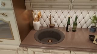 Кухонная мойка Florentina Антик бежевый